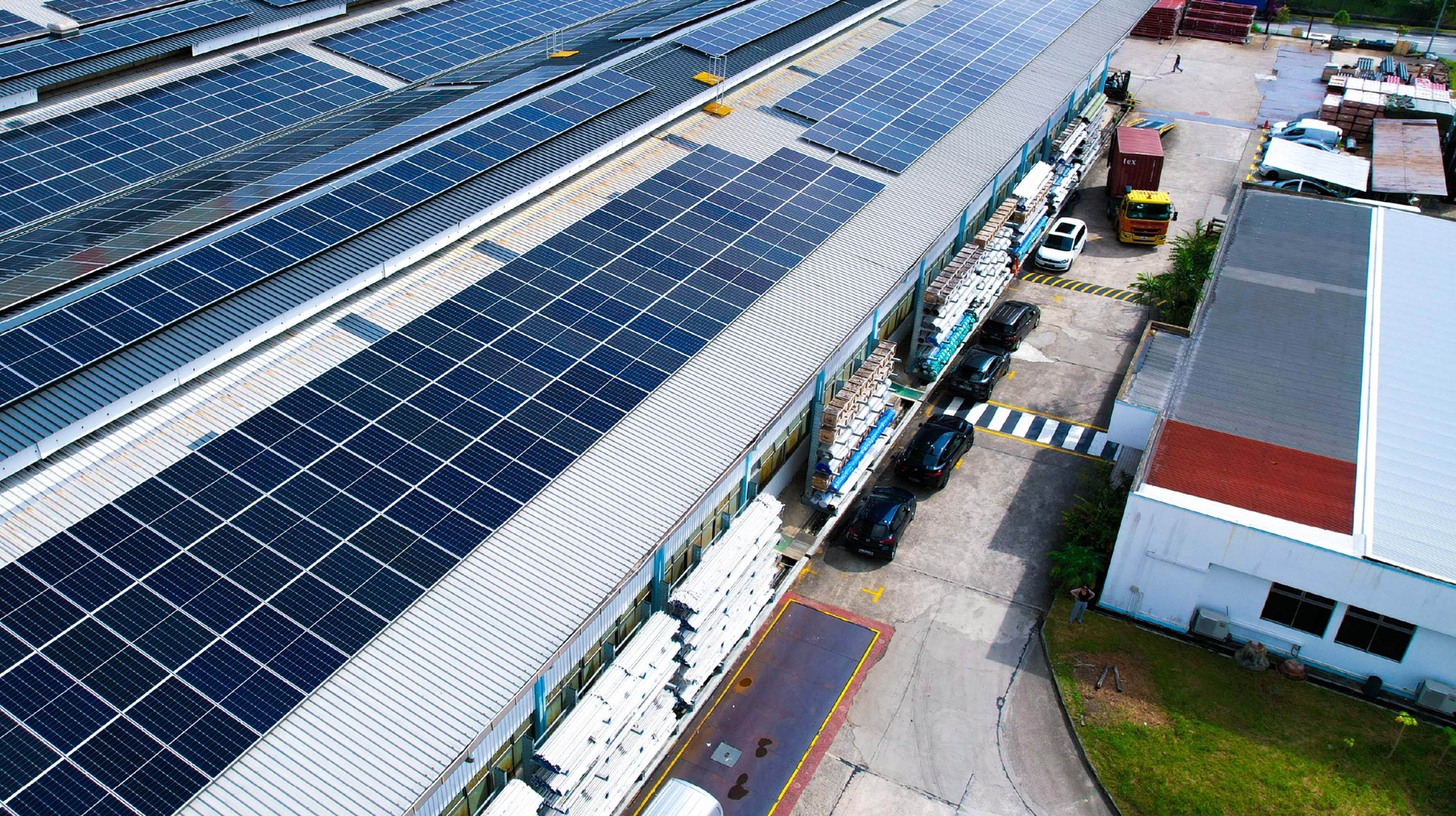 Aerial view of the Chong Cheong group facility at Benoi Crescent