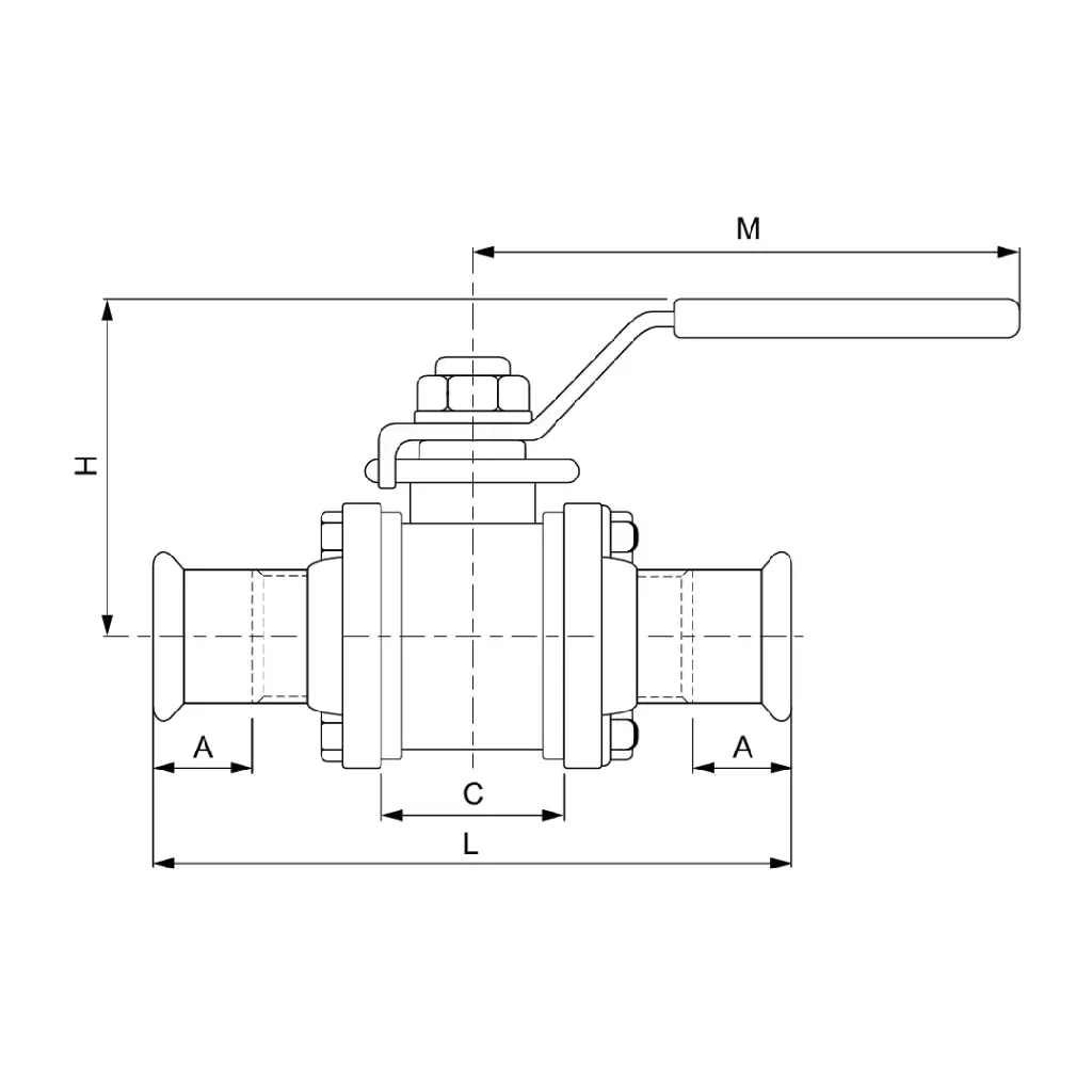 SS 304316L Press-fit Ball Valve (2).webp