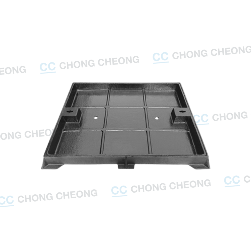 DUCTILE IRON LIGHT DUTY RECESS/MOSAIC MANHOLE COVER & FRAME (GRADE A15)