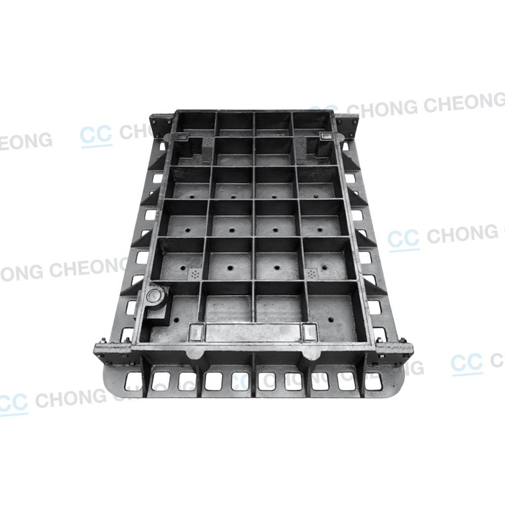 DUCTILE IRON HEAVY DUTY TELCO MANHOLE COVER & FRAME C/W OPTIONAL GAS ESCAPE VALVE OR GAS ESCAPE HOLES (GRADE A1)