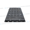 DUCTILE IRON MEDIUM DUTY TELCO MANHOLE COVER & FRAME C/W OPTIONAL GAS ESCAPE VALVE OR GAS ESCAPE HOLES (GRADE B125)