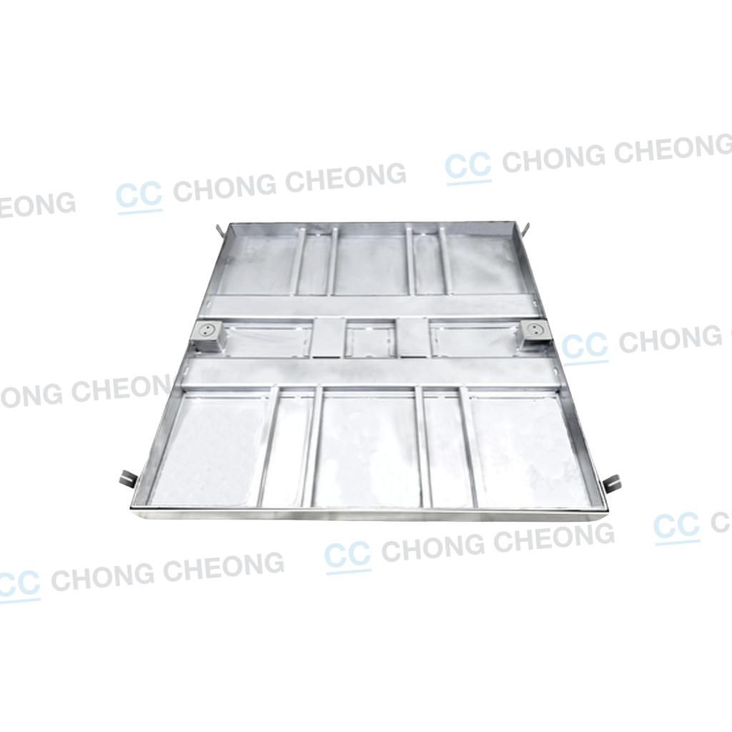 STAINLESS STEEL LIGHT DUTY RECESSED COVER & FRAME (SS304) (GRADE A15)