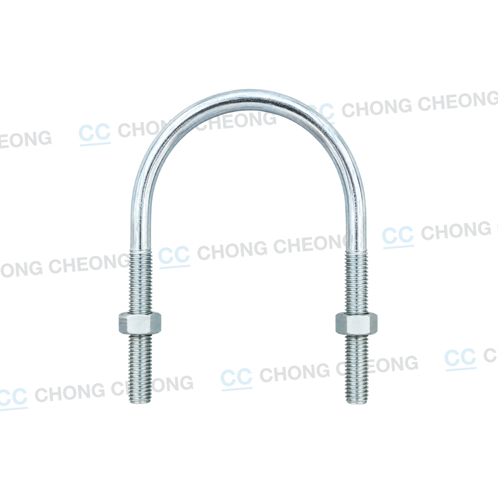 GALVANIZED IRON U-BOLT C/W NUTS