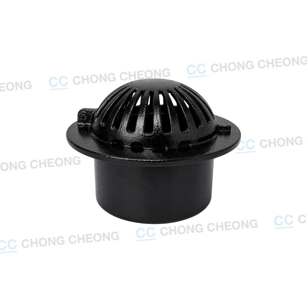 DUCTILE IRON FUSION BONDED BLACK EPOXY COATED DOME GRATING