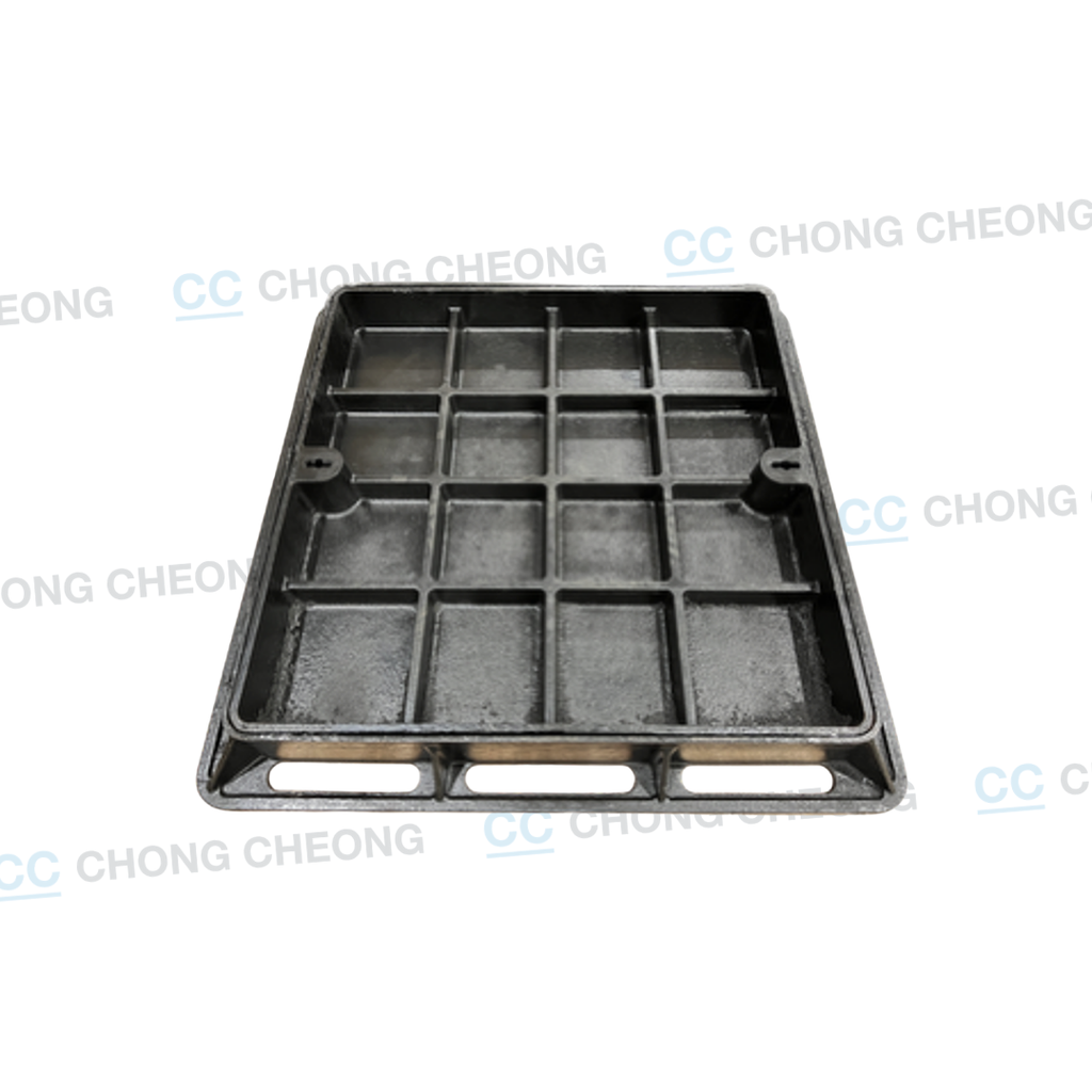 [HDRCM-600] DUCTILE IRON MEDIUM DUTY RECESS/MOSAIC MANHOLE COVER & FRAME (GRADE B125)