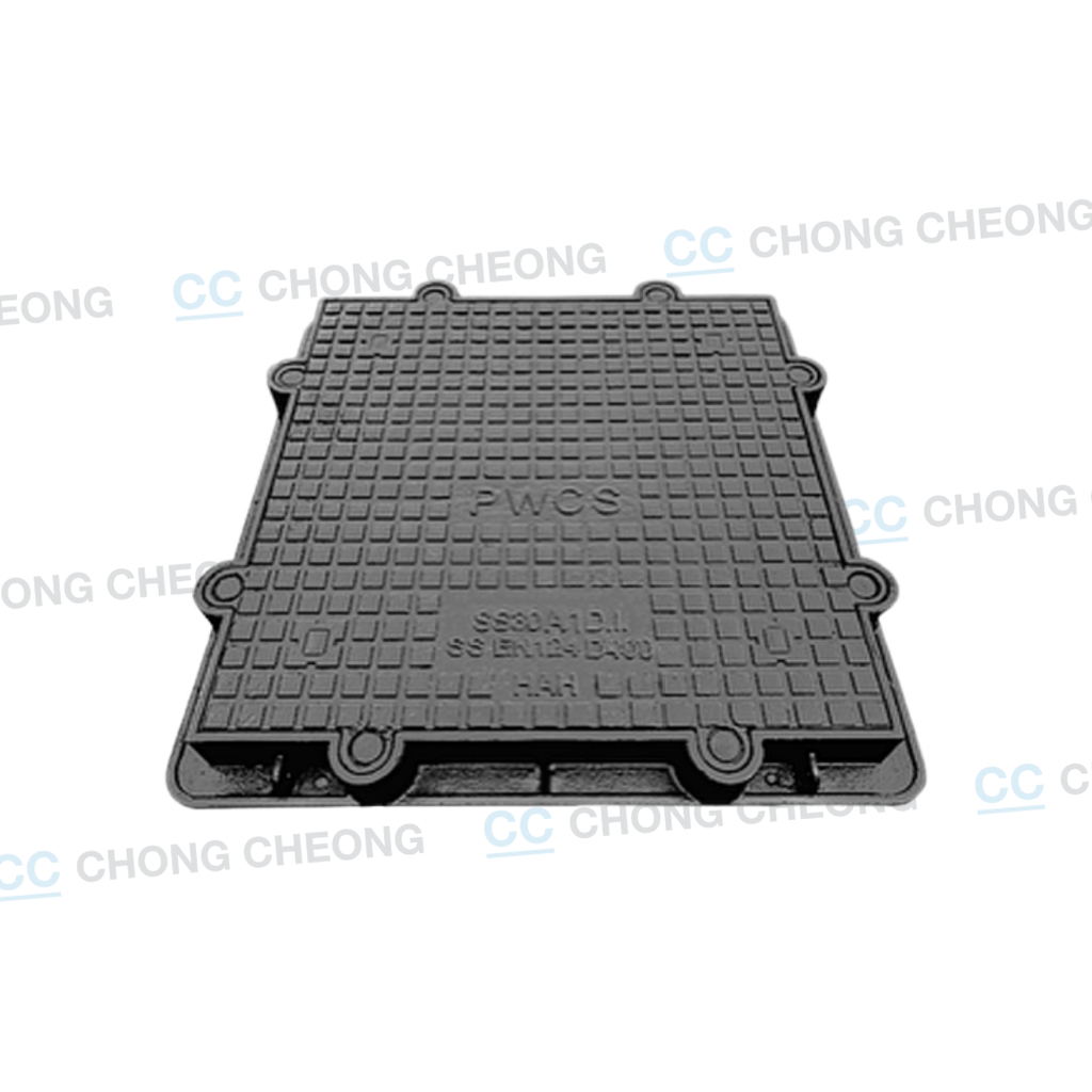 [HDDSATH-800, HDDSATH-1000] DUCTILE IRON HEAVY DUTY AIRTIGHT & WATERTIGHT DOUBLE SEAL MANHOLE COVER & FRAME (PWCS) (GRADE D400)
