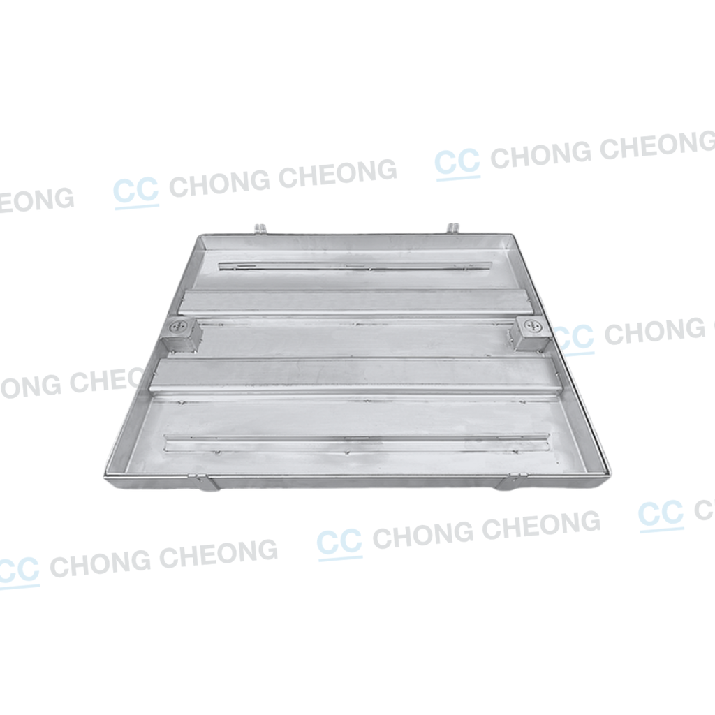 [MCLDSSR-304, MCLDSSR-316] STAINLESS STEEL LIGHT DUTY RECESSED COVER & FRAME (SS304 & SS316 AVAIL) (GRADE A15)