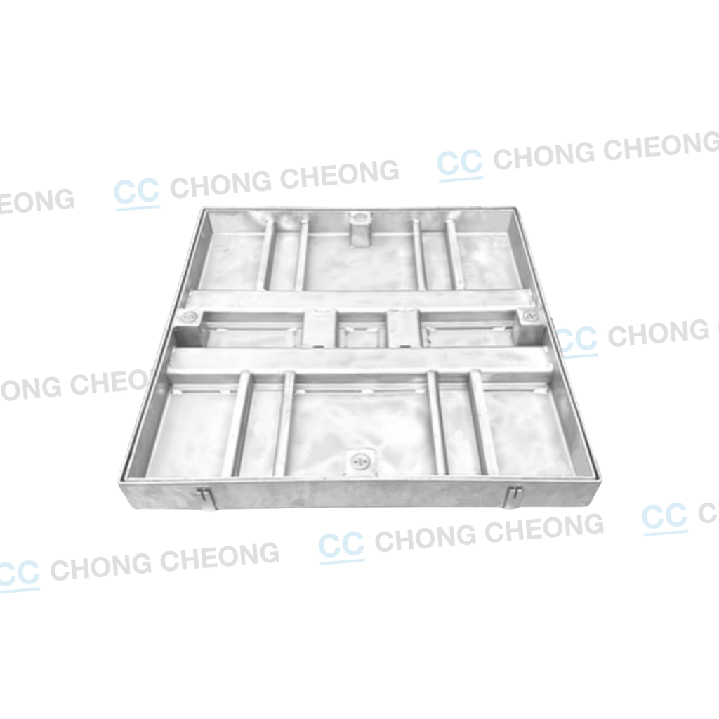 [MCMDSSR-304, MCMDSSR-316] STAINLESS STEEL MEDIUM DUTY RECESSED COVER & FRAME (SS304 & SS316 AVAIL) (GRADE B125)