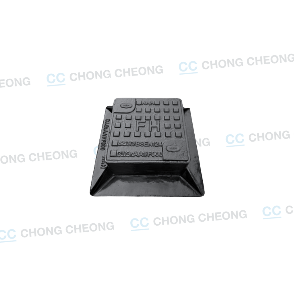 [HDVBSQF900-200-FH] DUCTILE IRON HEAVY DUTY SURFACE/VALVE BOX (FH) (GRADE F900)