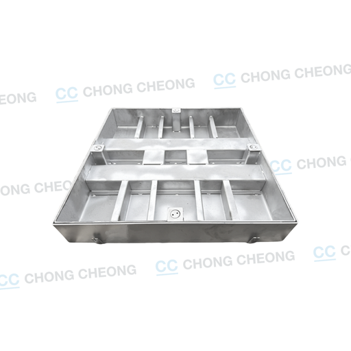 STAINLESS STEEL HEAVY DUTY RECESSED COVER & FRAME (SS304 & SS316 OPTION) (GRADE D400)