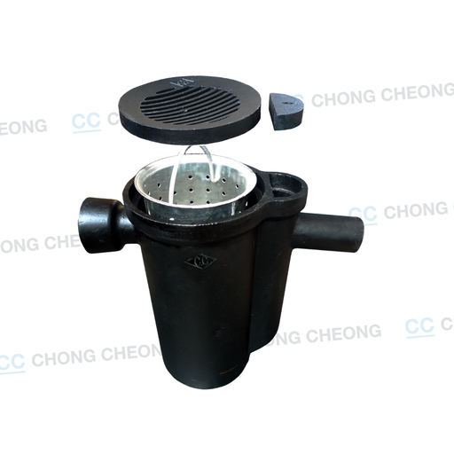 CAST IRON GREASE INTERCEPTOR / GULLY TRAP FOR CARPARK