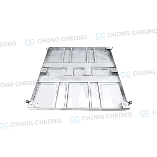 STAINLESS STEEL LIGHT DUTY AIRTIGHT & WATERTIGHT RECESSED COVER & FRAME (SS304) (GRADE A15)